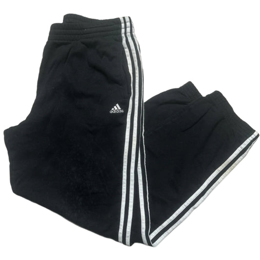 Adidas Performance Essentials Black and White Joggers (XL)