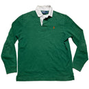 Ralph Lauren Polo Green and Orange Pony Polo Shirt (L)