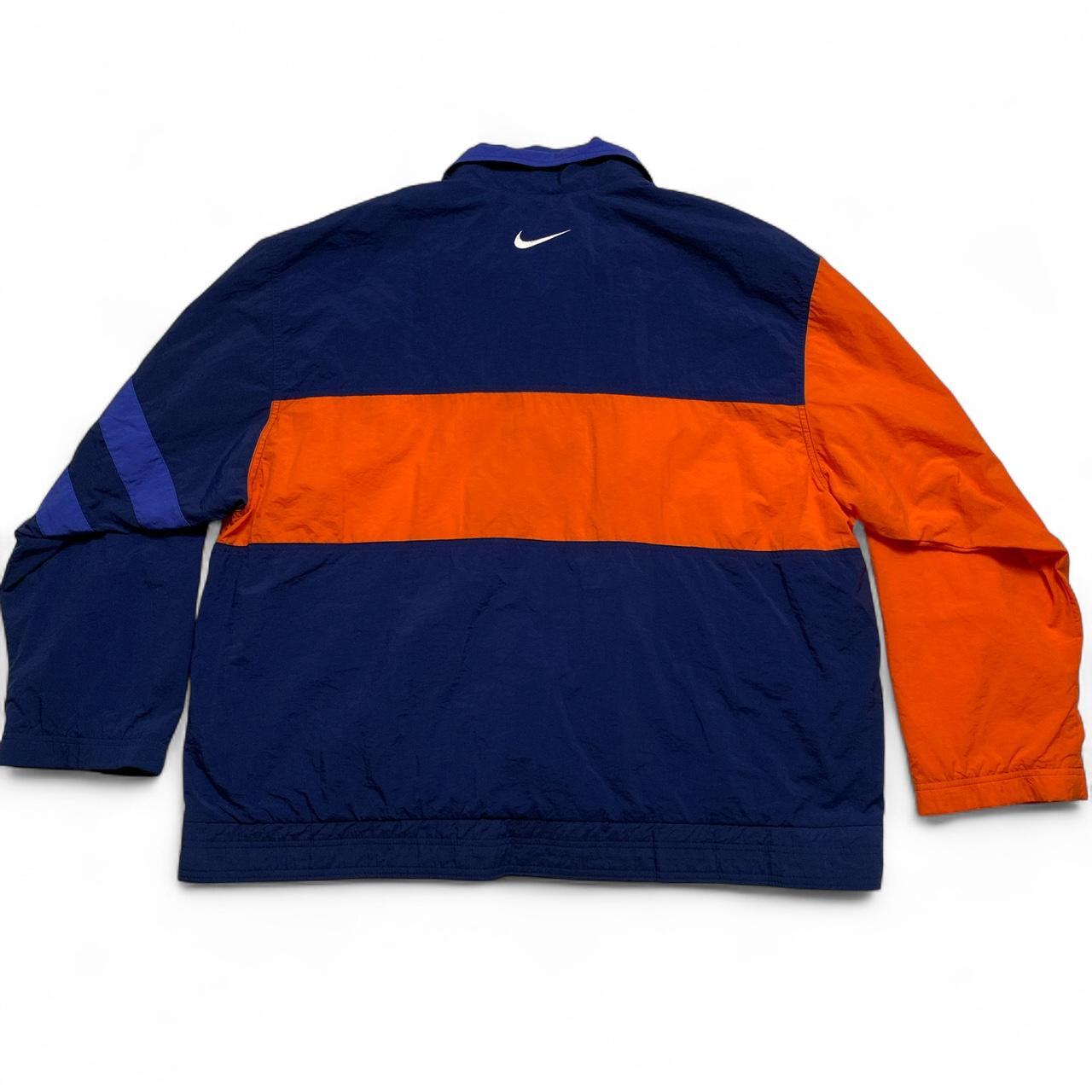 Nike Netherland Vintage 90’s 1996 Tracksuit Jacket Navy White and Orange (L)