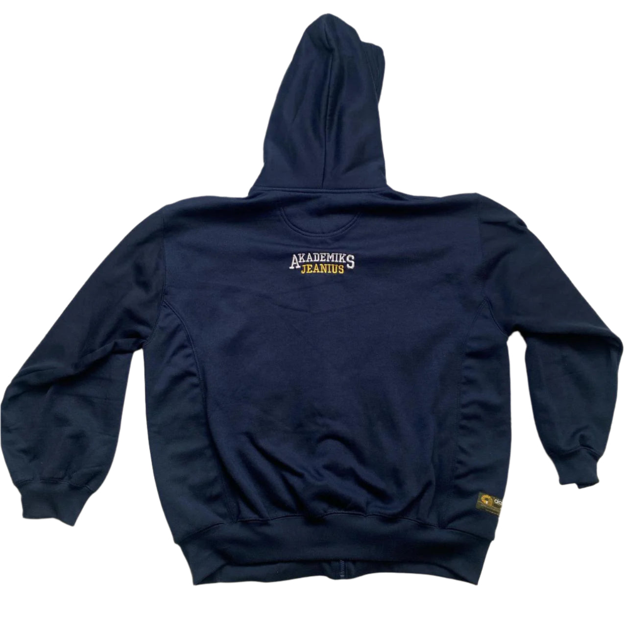 Akademiks A9 Vintage Navy and White Stitch Full Tracksuit (L)
