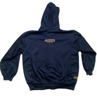 Akademiks A9 Vintage Navy and White Stitch Full Tracksuit (L)