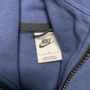 Nike Tech Fleece Navy and Black Hoodie (L)
