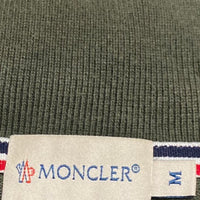 Moncler Khaki Green and White Polo Shirt (M)