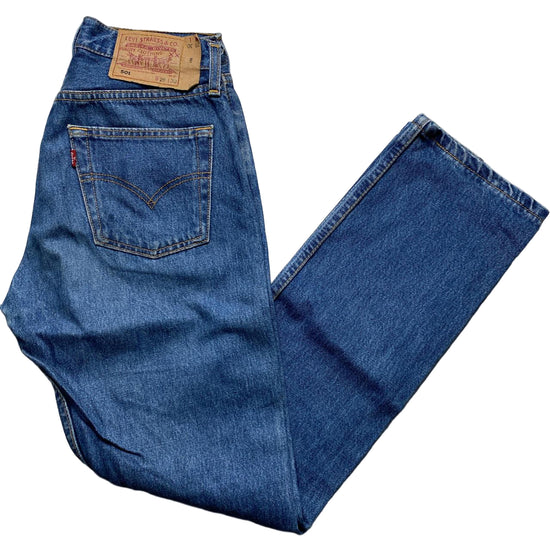 Levis 501 Vintage Blue Jeans (28W)