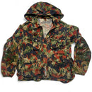 Swiss Camo M70 Camouflage Red Brown and Green Vintage Military Army Jacket (L)