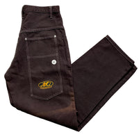 AMC Jeanswear Vintage 90’s Baggy Brown White Stitch Cargo Carpenter Jeans (32W)