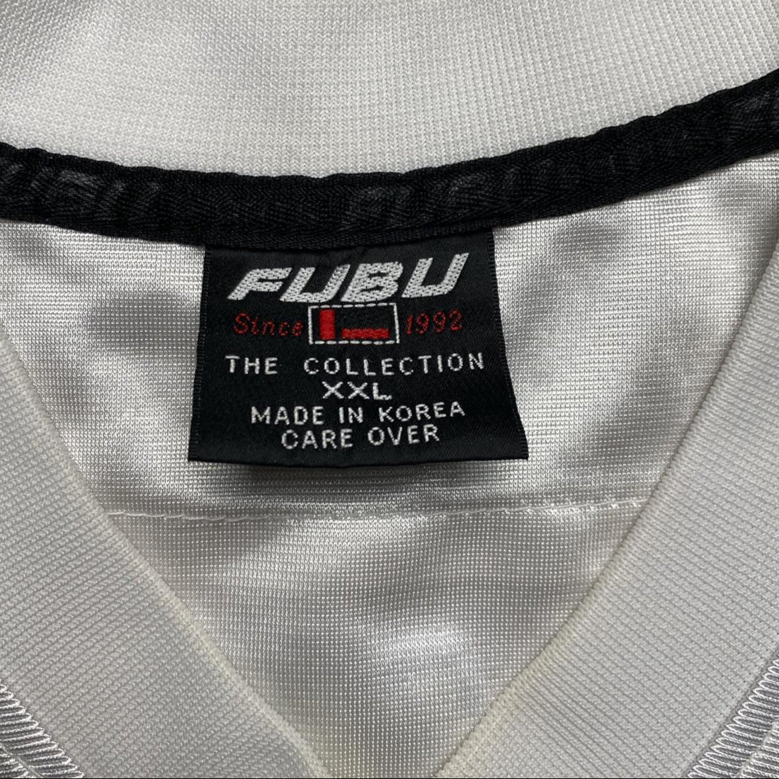 FUBU Vintage 90’s Light Blue Ombre Navy Blend White NFL Football Jersey (2XL)