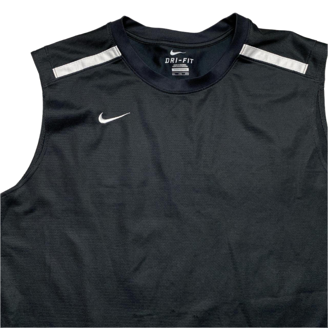 Nike Black and White Sport Vest (2XL)