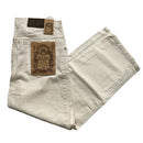 W R Gass Vintage 90’s Cream Baggy Jeans (33W)