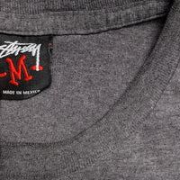 Stussy Grey Vintage Grey T Shirt I Never Ruled Them only Skooled Them (M)