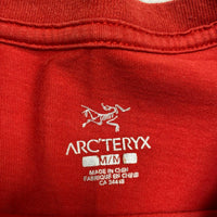 Arc'teryx Red and White T Shirt (M)