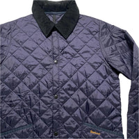 Barbour Navy And Black Quilted Jacket (S)