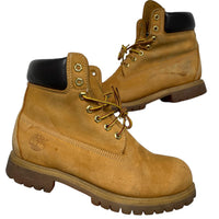 Timberland High Nubuck Wheat Brown Classic Boots (UK 8.5)