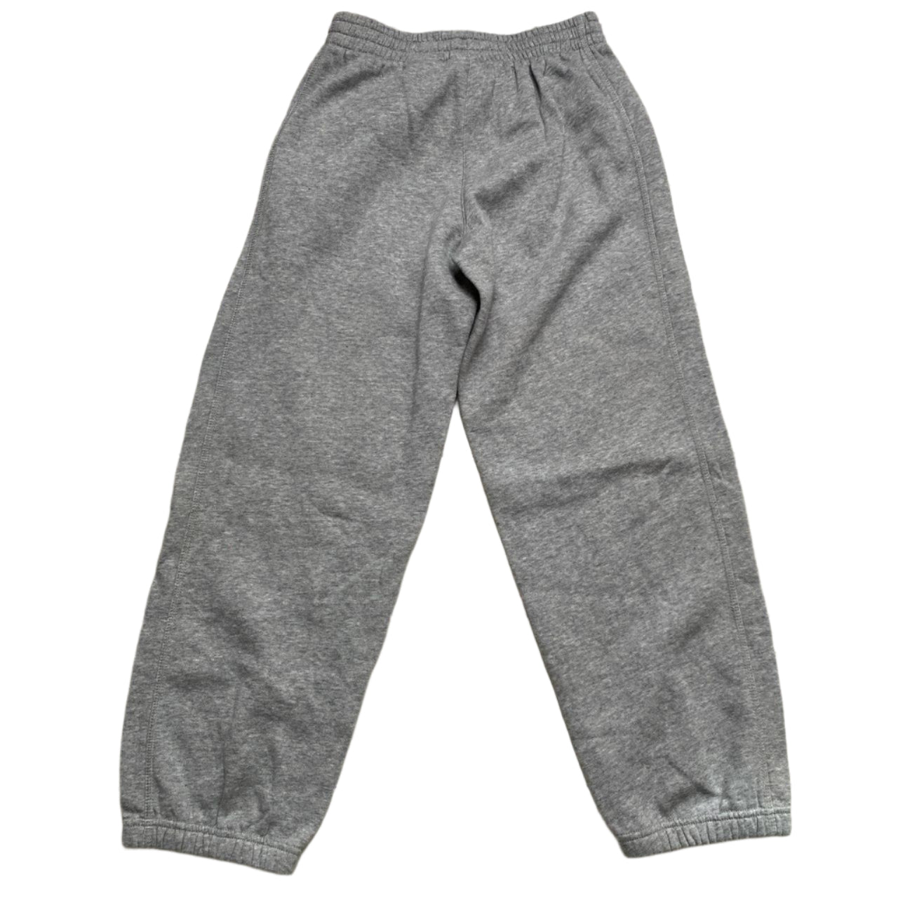 Nike Grey and Pink Swoosh Baggy Joggers (XS)