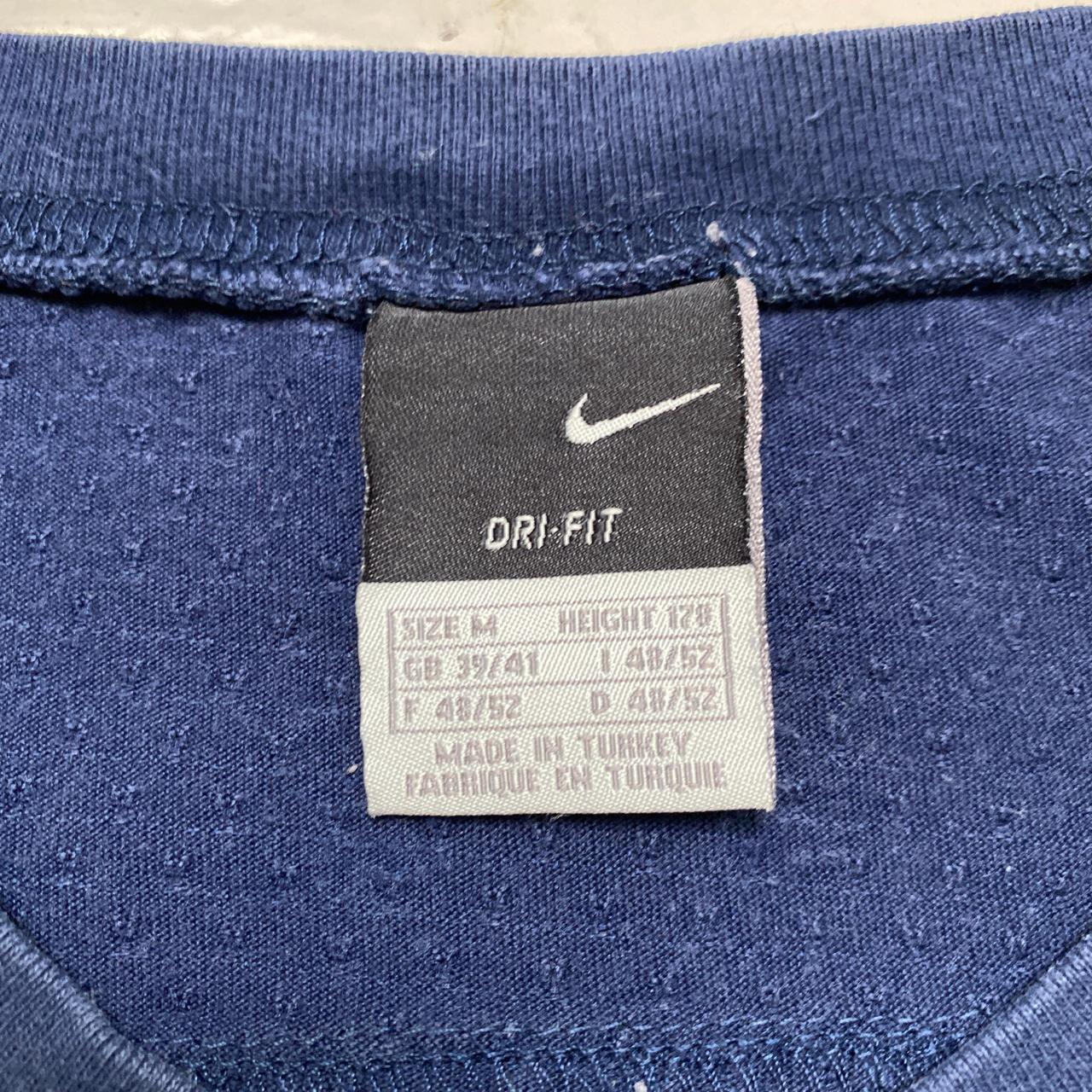 Nike Training Vintage Navy and White Swoosh Vest (M)