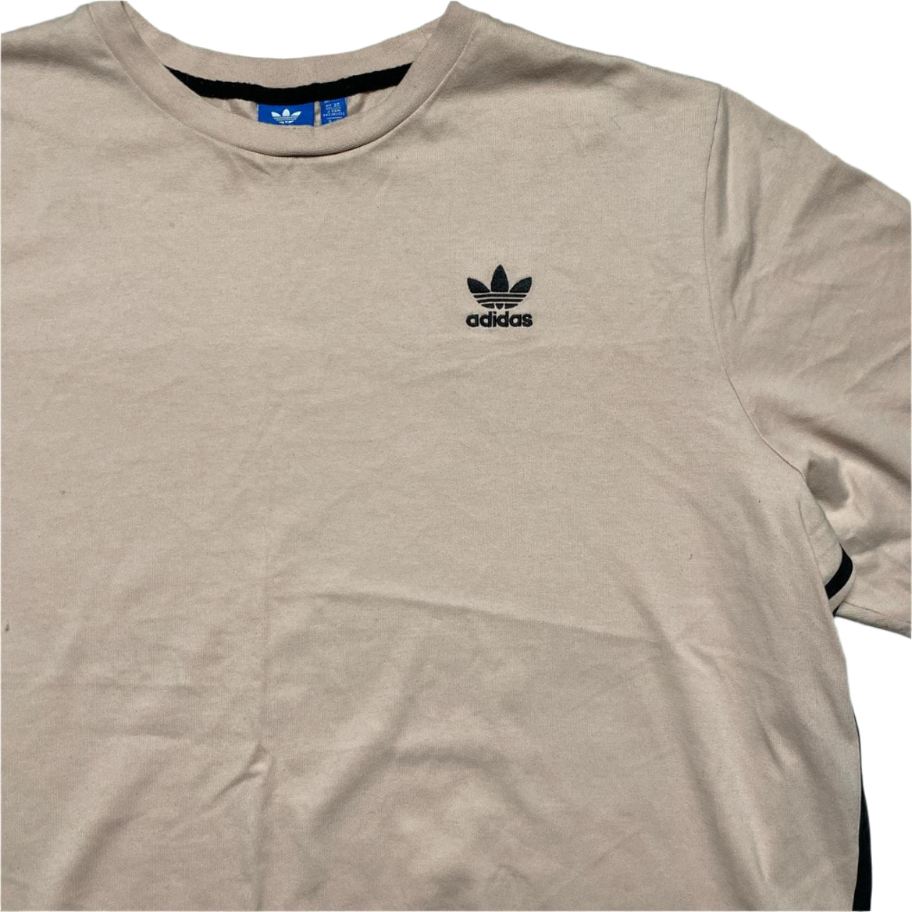Adidas Pink and Black T Shirt (2XL)