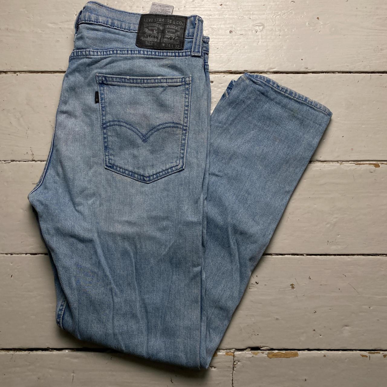 Levis 522 Light Blue Slim Jeans