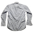 Dunhill Blue and White Pin Stripe Long Sleeve Shirt (M)
