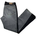 Just Cavalli Vintage Mens Two Tone Grey and Black Baggy Flare Jeans (38W)
