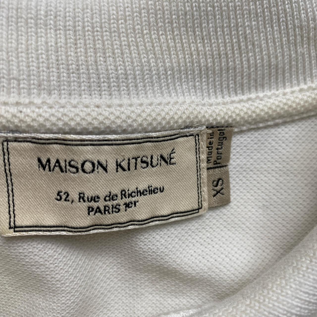 Maison Kitsune White Polo Shirt
