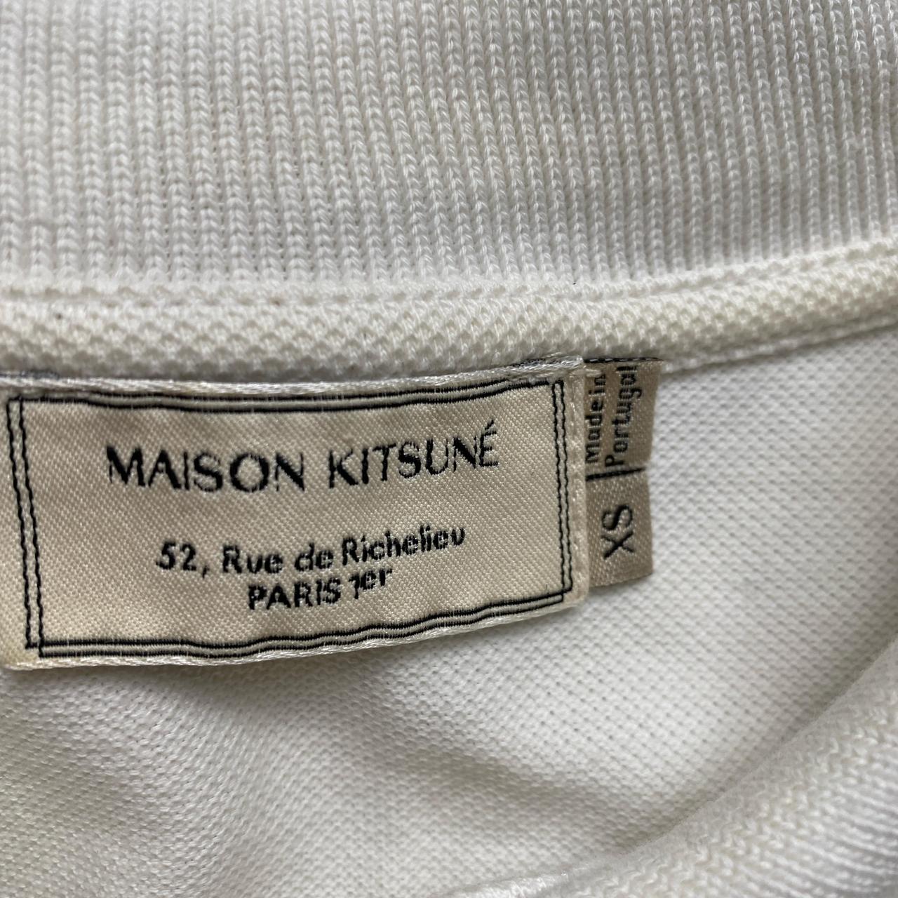 Maison Kitsune White Polo Shirt (XS)