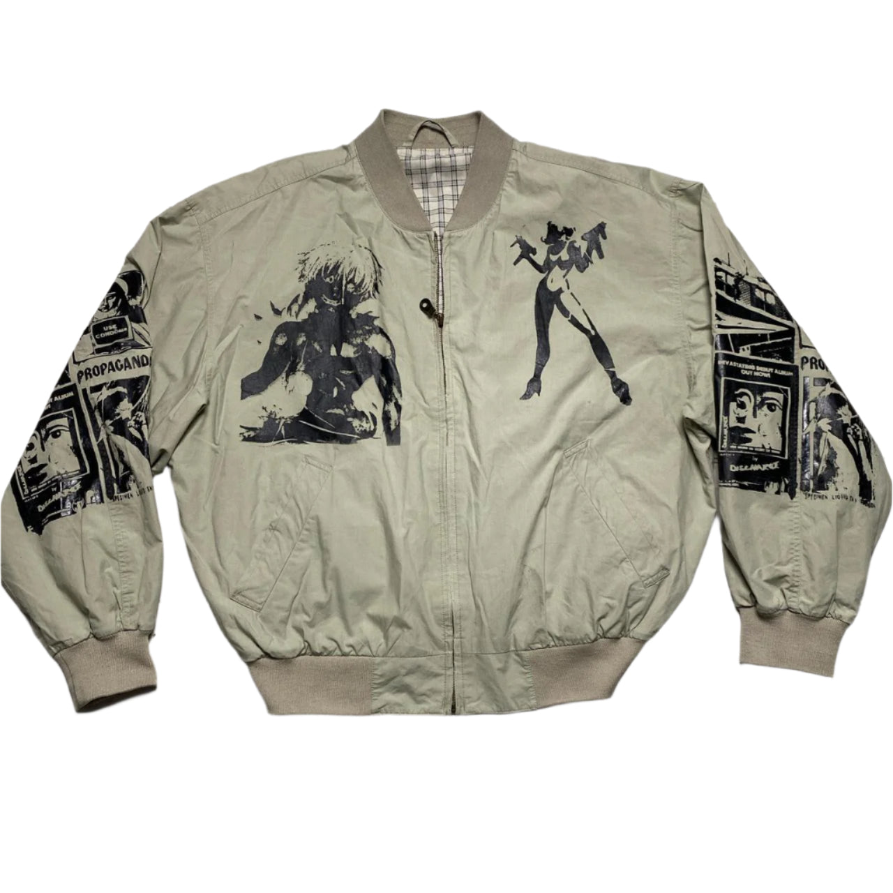 Custom Printed Animation St Michaels John Lewis Bomber Jacket Khaki (L)