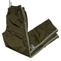 Nike Vintage y2k Khaki Olive Shell Trackpant Bottoms (S)