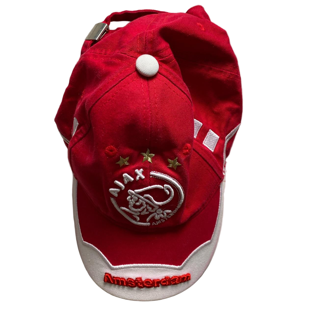 Ajax Red and White Football Cap