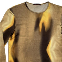Roberto Cavalli Vintage y2k Womens Long Sleeve Top (M)