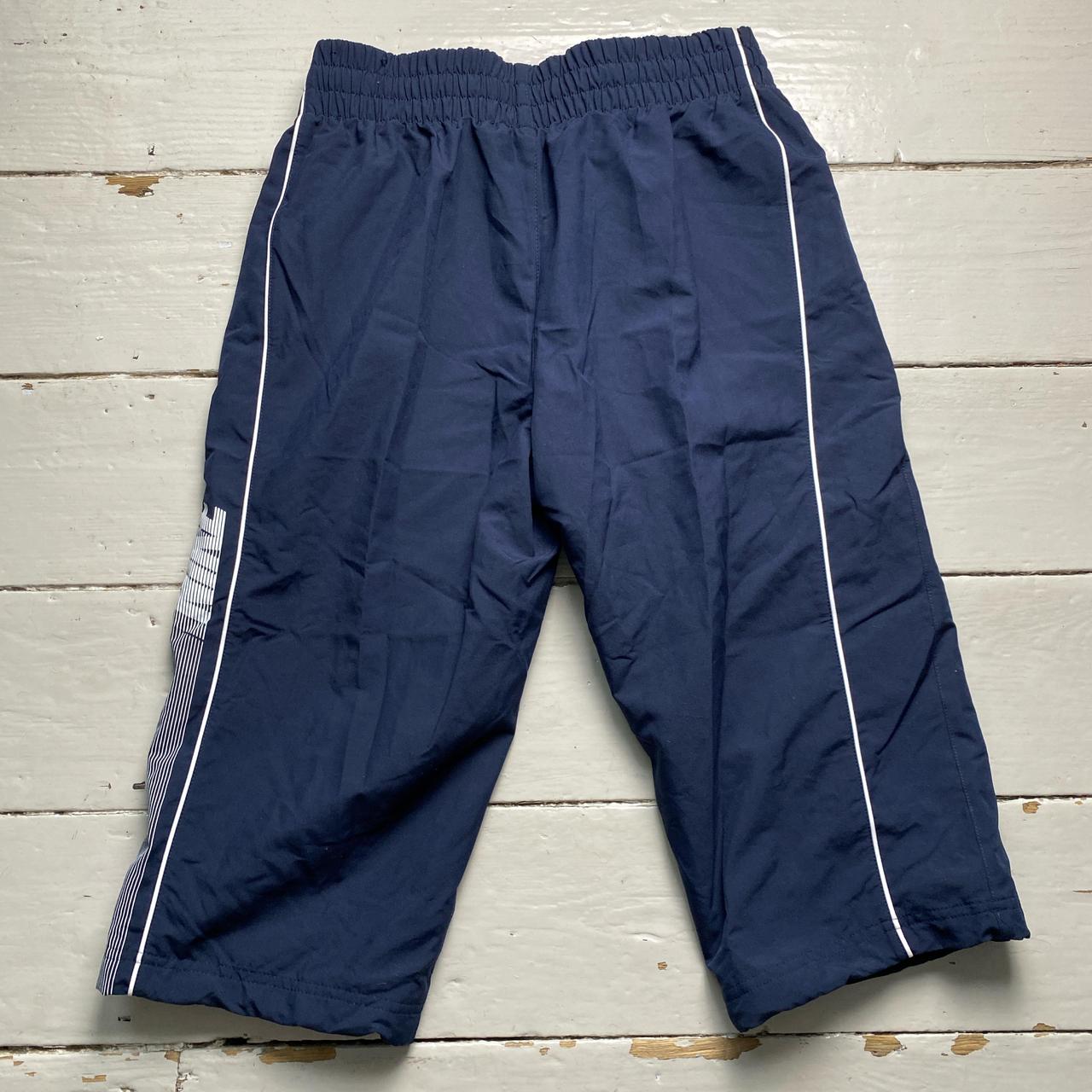 Nike Club Vintage Shell Trackpant Shorts Navy and White Swoosh