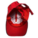 Cadwell Park Winner Racing Red Black and White Baseball Cap