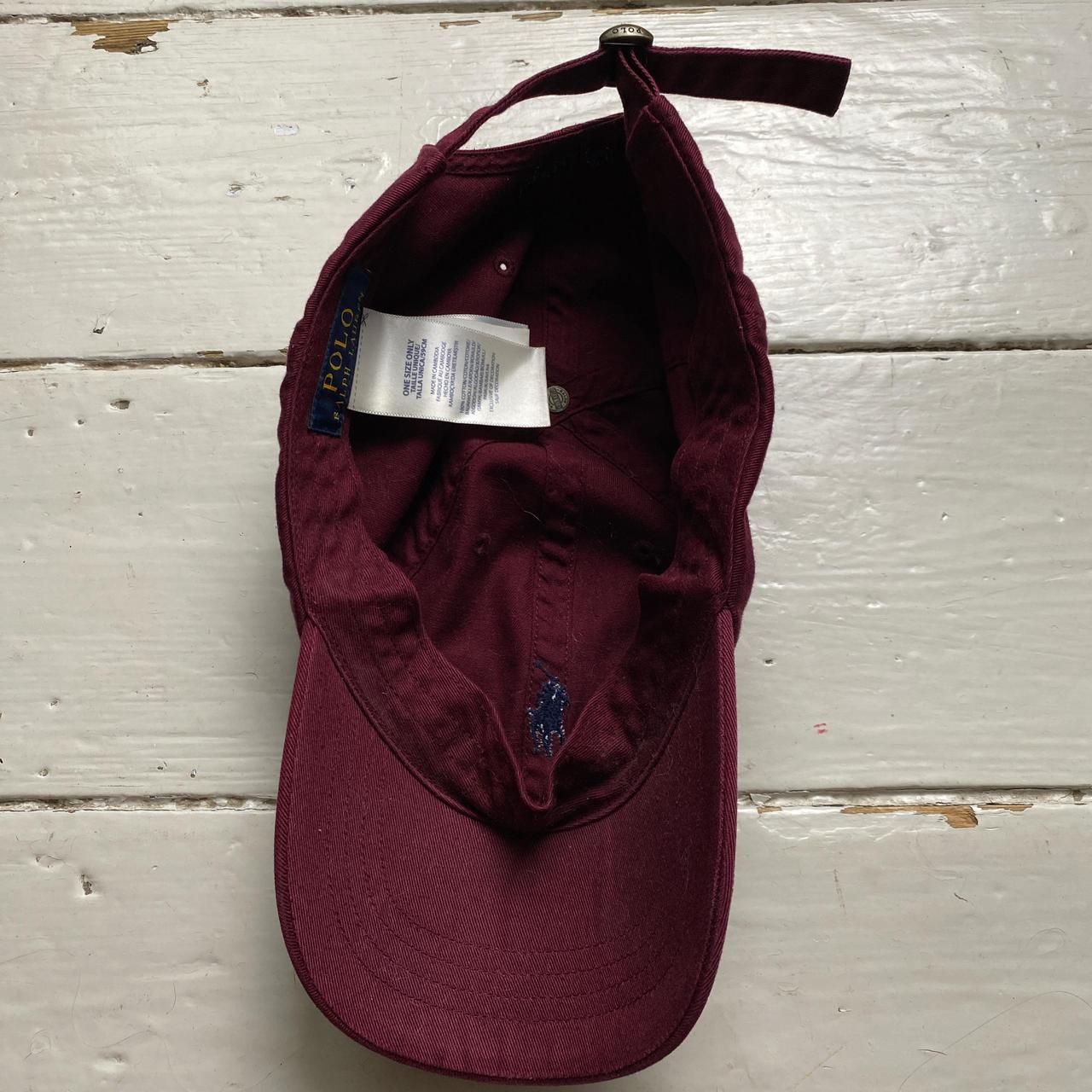 Polo Ralph Lauren Burgundy and Navy Vintage Cap