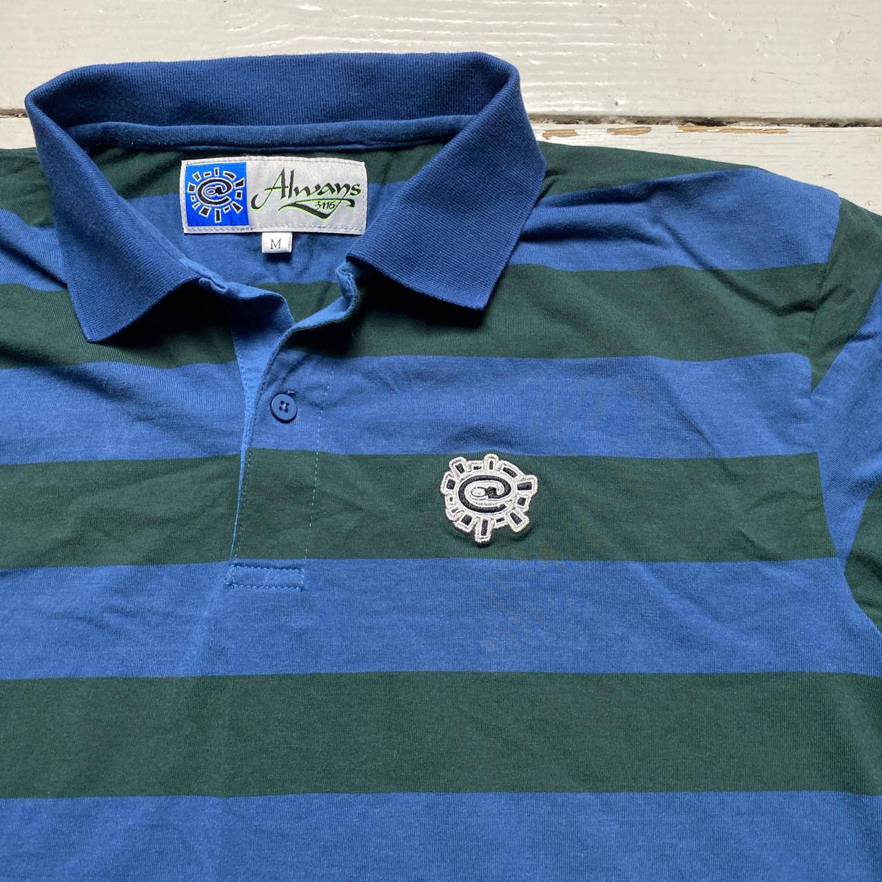 Always Do What You Should Do Blue and Green Lake Elsinore Polo Shirt