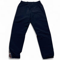 Champion Navy and White Shell Trackpant Bottoms