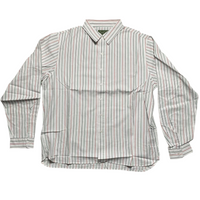 Denim Tears White Red Green and Black Pink Stripe Long Sleeve Shirt (S)