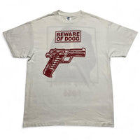 Snoop Dogg Beware of Dogg Snoop Doggy Dogg Face Vintage 90’s Single Stitch White T Shirt