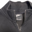Nike Black and White Red Swoosh Quarter Zip Jumper (S)
