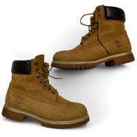 Timberland Nubuck Sand Brown High Top Boots