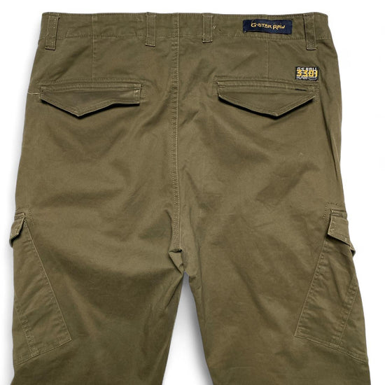 G Star Raw Khaki Olive Green Cargo Trousers