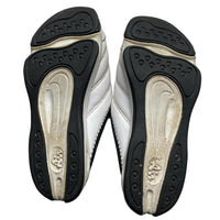 Nike Vintage Air Soc Moc Slipper White and Black Slip On Shoes (UK 4)