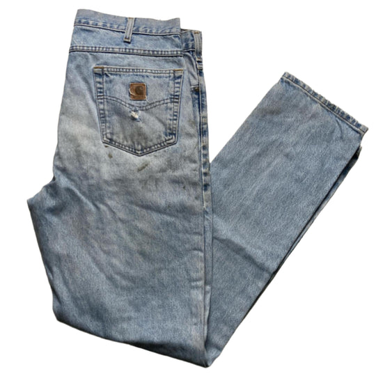 Carhartt Vintage Distressed Work Pant Jeans (38W)