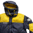 Yves Saint Laurent Vintage YSL Navy and Yellow Puffer Coat (L)
