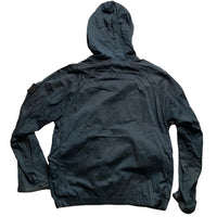 Stone Island 2002 Vintage Raso Gommato Lightweight Navy Jacket (M)