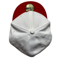 Atlanta Braves New Era Vintage White Red and Navy Fitted Cap