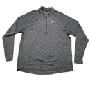 Nike Running Dri Fit Grey Quarter Zip Sports Thermal Jumper Top (2XL)