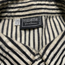 Versus Versace Black and White Striped Shirt (L)