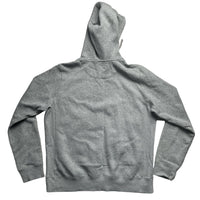 Nike Grey and Navy Swoosh Athletic Department Hoodie (XL)