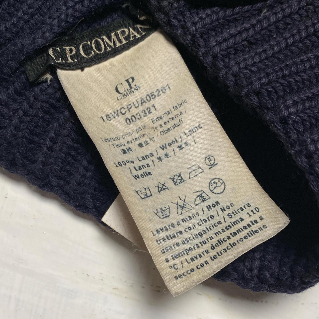 CP Company Goggle Navy Beanie Hat