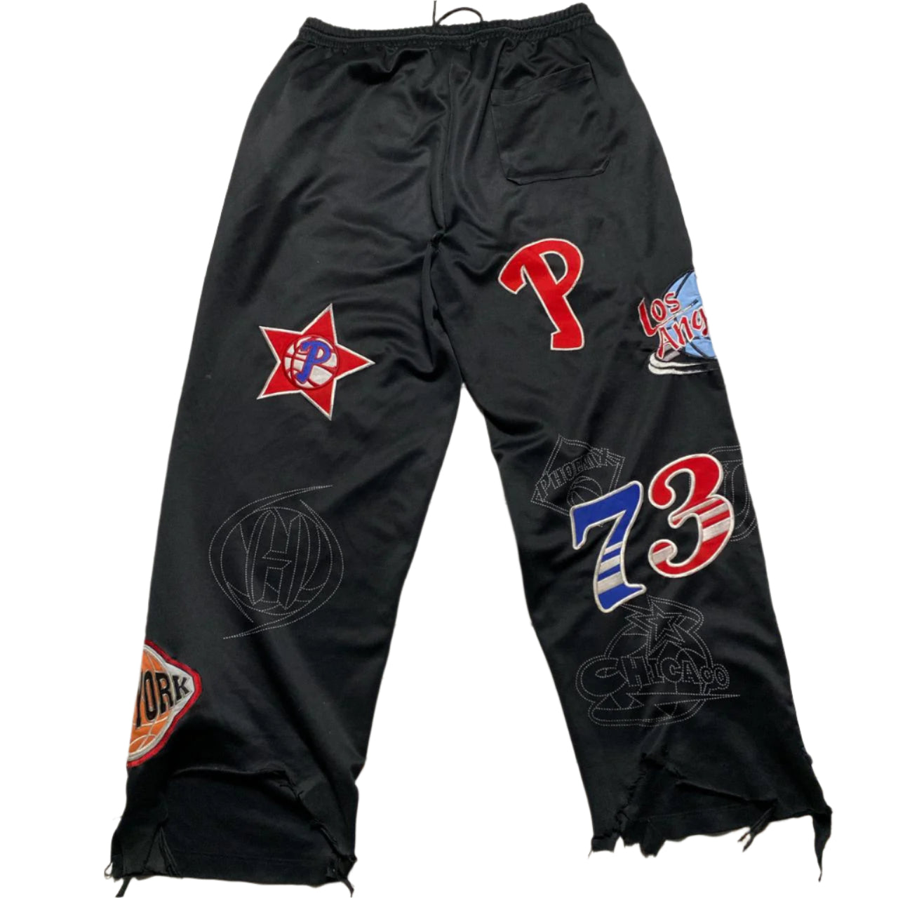 NBA Vintage D Sports American Basketball Trackpant Bottoms (2XL)