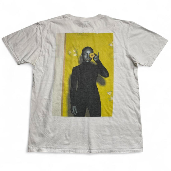 Sade White and Yellow Picture T Shirt (L)